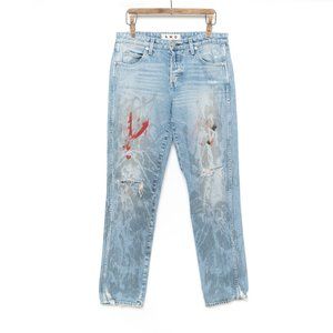 Amo Tomboy Soulmate Destroy Painted Jeans - 27